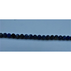 16 Inch 4 mm Gemstone Faceted Bead Strands - Lapis