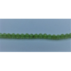 16 Inch 2 mm Gemstone Faceted Bead Strands - Peridot