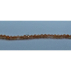 16 Inch 2 mm Gemstone Faceted Bead Strands - Golden Sunstone