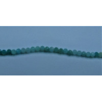 16 Inch 2 mm Gemstone Faceted Bead Strands - Amazonite