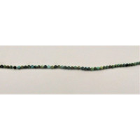 16 Inch 2 mm Gemstone Faceted Bead Strands - Nature Turquoise