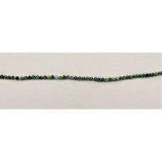 16 Inch 2 mm Gemstone Faceted Bead Strands - Nature Turquoise