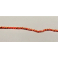 16 Inch 2 mm Gemstone Faceted Bead Strands - Rhodochrosite