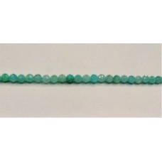 16 Inch 4 mm Gemstone Faceted Bead Strands - Amazonite