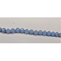 16 Inch 4 mm Gemstone Faceted Bead Strands - Blue Lace Agate