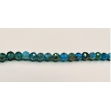 16 Inch 4 mm Gemstone Faceted Bead Strands - Apatite Blue