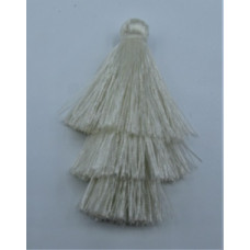 6 cm Tassel Pack 3 layers (10 pcs) - Cream