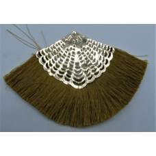 6.5 cm Tassel Pack quarter round shape (10 pcs) - Mustang