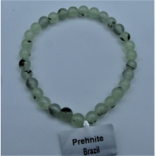 6 mm Gemstone Round Bead Bracelet - 10 pcs pack - Prehnite