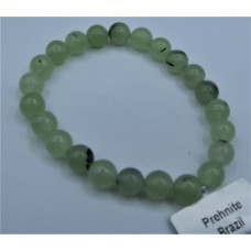 8 mm Gemstone Round Bead Bracelet - 10 pcs Pack - Prehnite