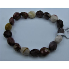 10-13 Long Faceted Bracelet - Mookite