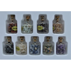 Gemstone Chip Bottles 9 piece pack