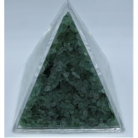 Pyramid Mineral Collection - Chips in (10 x 10 cm) Pyramid container - Aventurine