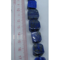 14 x 14 mm Gemstone Bead Strand - Lapis