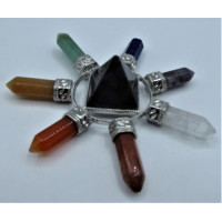 GP Point - Bi-Point Chakra Pendant with pyramid