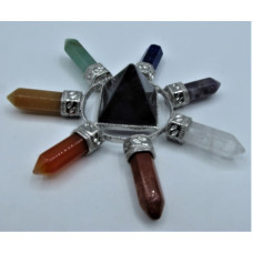 GP Point - Bi-Point Chakra Pendant with pyramid