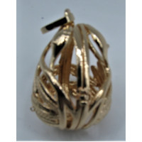 Designer Cage (B268) - Swan Cage (4 x 2 cm) - Gold Color 