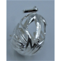 Designer Cage (B268) - Swan Cage (4 x 2 cm) - Silver Color 