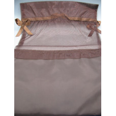 Gift Bag - Brown Organza - 30 x 24 cm (11 x 9 Inches) - 10 Pieces Pack