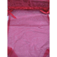 Gift Bag - Red Organza - 36 x 26 cm (14 x 10 Inches) - 10 Pieces Pack