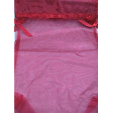 Gift Bag - Red Organza - 36 x 26 cm (14 x 10 Inches) - 10 Pieces Pack