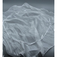 Gift Bag - White Organza - 28 cm DIA ( 11 Inches) - 10 Pieces Pack