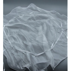 Gift Bag - White Organza - 28 cm DIA ( 11 Inches) - 10 Pieces Pack