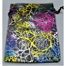 Organza - Tree of Life Organza Pouch 7 x 9 cm (2.75 x 3.5 inch) 12 piece pack - Black