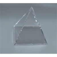 Plastic Pyramid Chip Box (10 x 10 cm) - 5 pcs Pack