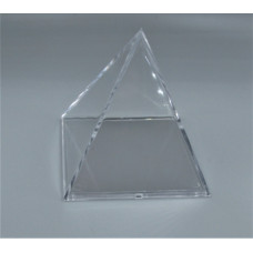 Plastic Pyramid Chip Box (4 x 4 cm) - 10 pcs Pack