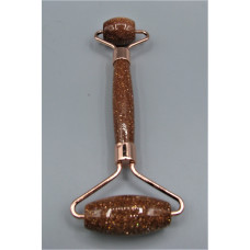 Facial Massage Roller - Gold Stone