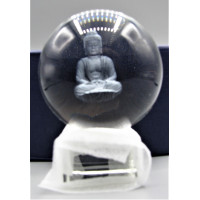 60 mm Crystal Sphere w Buddha