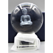 60 mm Crystal Sphere w Buddha