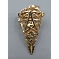 Designer Cage (B344) - Cone Shape Cage (20 x 40 mm) - Gold Color