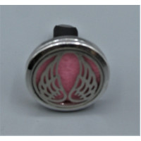 Cage Car Diffuser (30mm) with Angel Wings  - Stainless Steel/Base Medal - Assorted color