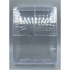 Plastic 4-place Divided Jewelry/Bead Box (3.75 x 5 Inch each divided space)