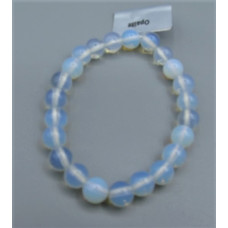 8 mm Gemstone Round Bead Bracelet - 10 pcs Pack - Opalite