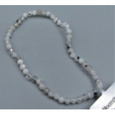 3 mm Faceted Gemstone Stretch Bracelet - 10 pcs pack - Moonstone