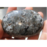 Oval Shape Flat Stone - Larvakite - 0.5 kg pack