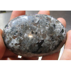 Oval Shape Flat Stone - Larvakite - 0.5 kg pack