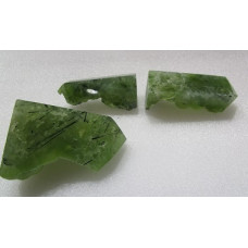 Gemstone Points - Prehnite Raw Stone Point - about 3.25 inch