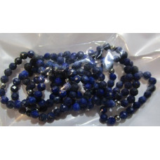 Gemstone Rings - 3mm Faceted Bead Ring - 10 pcs pk - Lapis