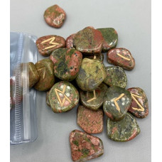 Runes - Unakite 25 pc set