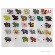 Elephant Classic 2 Inch Figurine - Assorted Stones