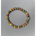 6 mm Gemstone Round Bead Bracelet - 10 pcs pack - Black Agate