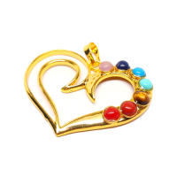 GP Heart Chakra Pendant | Gold Plated