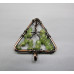 GP Triangle - Small Bronze Triangle shape Tree of Life Gemstone Pendant- (30 mm) assorted stones available!