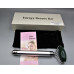 Facial Massage Roller - Electric Sonic Silver Pulse Massager with Gemstone Roller - Aventurine