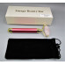 Facial Massage Roller - Electric Sonic Red Pulse Massager with Gemstone Roller - Rose Quartz