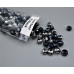 Crystal Bead Pack - Navy / Silver (3" x 2.5" Zip Bag)